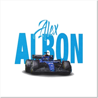 Alex Albon Racing Car Posters and Art